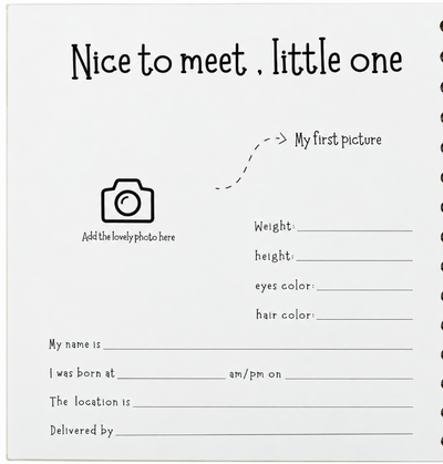 Baby Memory Book
